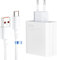 67w Xiaomi Chargeur Rapide vec câble USB C de 2 m pour Xiaomi 14 13 12 12t 12s Pro Lite Redmi Note K60 K50 11 11s 12 Pro Plus Poco F5 X5 F4 X4 GT Black Shark 4 5