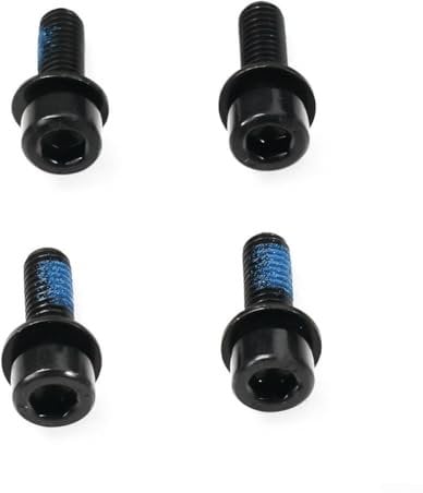 brake caliper fixing screws, Coated high carbon steel bolts, M6 18mm size, Black color, Suitable for mountain bikes, Set of 4 screws