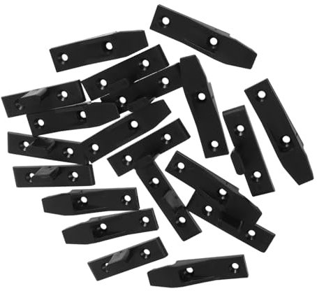 BUGUUYO Unsichtbare Wandpaneel-Verbindungsstücke 10 Sätze Befestigung von römischen Schnallenverbindungen Kunststoff-Verkleidungsplatten-Befestigung für die Befestigung von Möbelbeschlägen