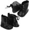 TOYANDONA 18 Zoll Puppen-anziehstiefel Aus Pu-Leder 2er-Set Zum Spielen Im Puppenhaus Modisches Und Bequemes Schuhwerk