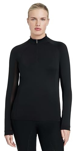 LeMieux Halle Lightweight Base Layer - UV30+ Cooling Under Layer - Ventilated Mesh Under Sleeves - Womens Riding Top