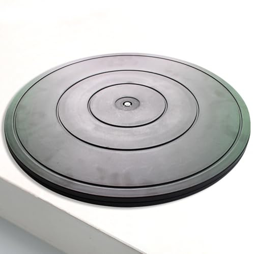 Drehscheibe Drehbarer Universal Drehteller Rund Mehrzweck Drehplatte 360 Grad Drehplattform Durchmesser 40 cm Drehständer Rehteller mit Stahlkugellagern für TV, PC-Monitor, Pflanzen