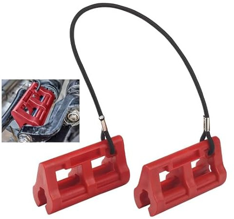 YG Culture 10,2 cm Außenbordmotor-Lenkschloss, hydraulischer Stabilisator für Anhänger, Motortransportsicherheit, ABS-Material