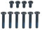 Gintai 10pcs Screw Kit for Lenovo IdeaPad Gaming 3 15IHU6 82K1 82MG IdeaPad Gaming 3 15ACH6 82K2 82MJ chassis Laptop Base Cover