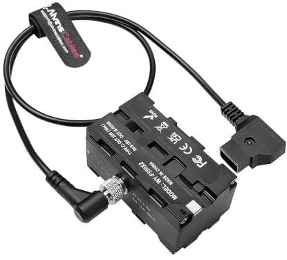 Alvin's Cables D-tap NP-F cable de alimentación ficticio de doble cara para Atomos Smallhd|Monitor Feelworld, NP-F550|F570|F770 Adaptador de alimentación de batería ficticia con puerto tipo C