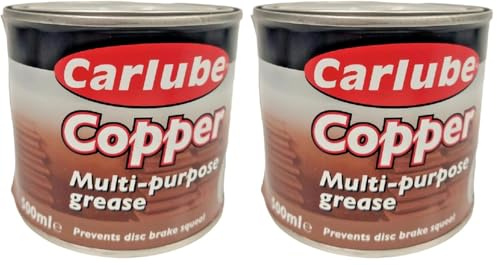 Carlube TETXCG500 Xcg500 Multi-Purpose Grease, Copper (Pack of 2)