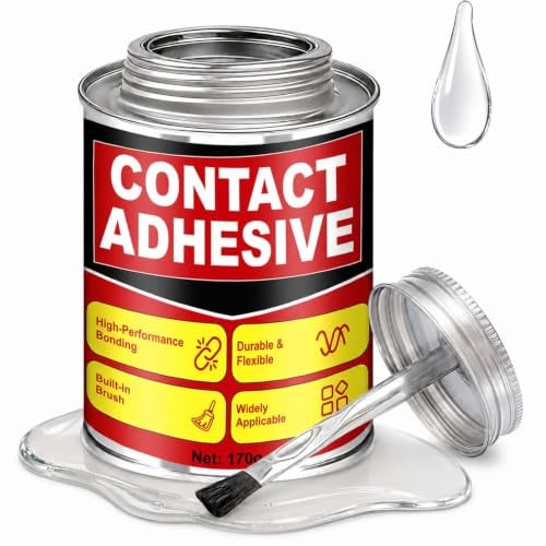 Cola de Contacto, Pegamento Fuerte, 170 g, Impermeable y Duradero