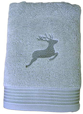 framsohn Frottier Gästetuch Hirsch 30 x 50 cm Oxford Tan - Beige