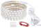 LONCWO Ruban LED avec Interrupteur, Bande LED Lumineux, Ip65 Etanche Bandeau LED, 220V 230V Ruban à LED, Blanc Froid, 10M