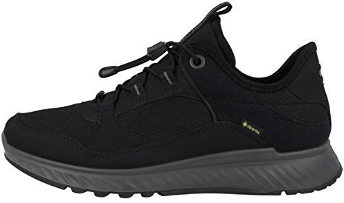 Ecco Damen EXOSTRIDEW Sneaker, Schwarz (Black 1), 35 EU