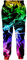 Loveternal Hipster Hose Herren 3D Digital Gedruckt Bunter Rauch Cool Jogger Hosen Lässige Workout Sweatpants für Frauen Männer XL