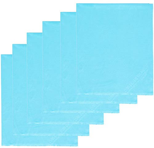 Das Blaue Wunder Cristall Ultrasonic I für Bildschirme, Gläser, Fenster I Reinigungs- und Trockentuch I 40 cm x 50 cm I fusselfrei (Blau, 6)