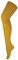 Sock Snob - Ladies Thick Coloured 80 Denier Opaque Patterned Winter Fashion Tights (8-14 UK 36/42, Star Mustard)