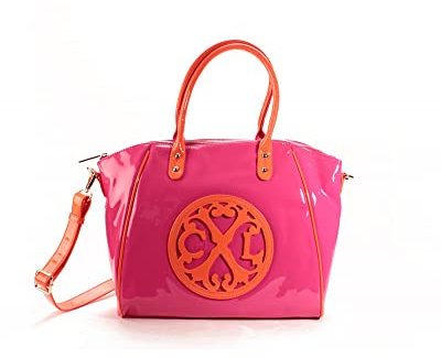 Christian Lacroix Sac Cabas Jonc 4 Fushia/Orange