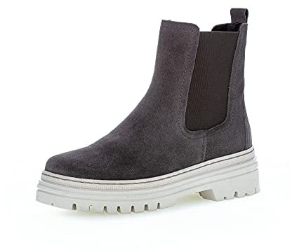 Gabor Damen Chelsea Boots, Frauen Stiefeletten,Wechselfußbett,Best Fitting,booties,halbstiefel,kurzstiefel,pepper (dust),40.5 EU / 7 UK