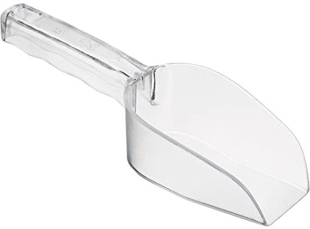 PATIKIL Ice Scoop, PC Plastic 9.45x2.36 Small Ice Maker Flour Cereal Sugar Utility Handle Shovel for Home Kitchen, Clear