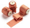 AOKSUNOVA Geschenkband Breit Satinband 3,8cm Schleifenband Band Terracotta Stoffbänder Fransenband