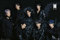 Grupo Erik Poster BTS Poster Black Wings Kunstdruck - Deko Wohnzimmer oder Deko Schlafzimmer - BTS Fanartikel K-Pop - Größe : 61 x 91 - Offizielle Lizenz BTS Merch