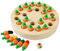 EACHHAHA Montessori Spielzeug, Memory Schach Holz,Memory Spiel,Verbessert das Gedächtnis und die Farbwahrnehmung,Geburtstagsgeschenke für Mädchen und Jungen(Karotte)