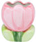 Busnos Pinselhalter Cute Stiftehalter Rosa Boho Style Tulpen Zimmer Deko Kawaii Geschenk Für Frauen Geburtstag Pen Holder Schreibtisch Stifte Organizer Büro Aesthetic Make Up Organizer für Mädchen