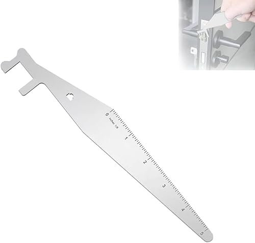 1Pc Silber FirePik Pro Lockpicking Fire Tool, Firefighter Tools,Firefighting Tools Hand Tools, Multipurpose Leverage Tool,Lock Picking Fire Tool for Firefighters,Vorhängeschlösser mit Schlüssel