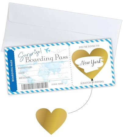 Personalisierte Rubbelkarte, Überraschungsticket