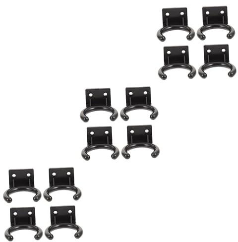 GREENADSCAPE 12pcs Wall Hanger for Mic Microphone Holder Tool Easy Install Mic Wall Hook for Ktv Home Conference Room Lightweight Design Secure Mounting