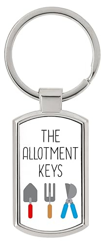 Drifting Ducks Allotment Keys Metal Keyring Birthday Gift