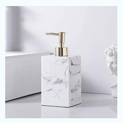 MRKU Handseifenspender, nachfüllbar, für Hotelbadezimmer, Handseifenflasche, kreative High-End-Shampoo-Lotion-Handcremeflasche, geeignet für Badezimmer und Küche, Handseifenflasche