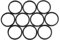 O-Ringe 1,5mm Schnurstärke NBR 70 2-20mm Innendurchmesser Dichtungsringe 1.5mm Schnur (5, 12x1,5)