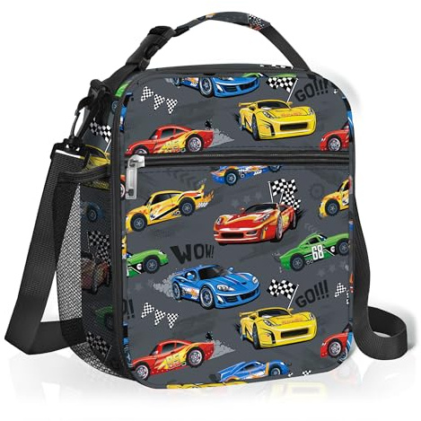 Clastyle Bolsa Termica Porta Alimentos Infantil Coche Bolsa Comida | Bolsa Almuerzo Bebe Pequeña, Portátil Lancheira Termica Infantil Niños para Escolar Picnic, Ligero y Fácil de Limpiar