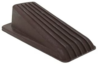 Shepherd Hardware 9133 Heavy Duty Rubber Door Wedge, Brown