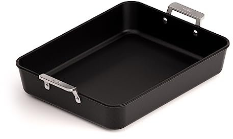 Valira Aire - Rustidera Premium de 35x27 cm hecha en España, aluminio fundido con antiadherente reforzado, apta para inducción