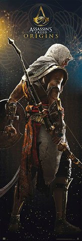 Assassins Creed - Origins - Weapon - Türposter Games Poster XXL-Poster - Größe 53x158 cm