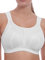 Freya Women's Dynamic Soft Cup Converting Strap Style Wireless Sports Bra, Opaque, White, 36H US