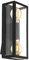 EGLO Außen-Wandlampe Alamonte 1, 2 flammige Außenleuchte, Wandleuchte aus Stahl verzinkt in Schwarz, Glas in Transparent, Fassung: E27, IP44