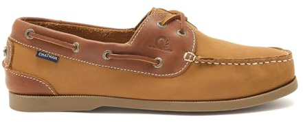 Chatham Galley II Deck Boat Shoes, Tan, Size 10