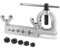 Flexzion SAE Kit Attrezzi per svasatura, Tubi bulloni Dadi in Acciaio Rame Alluminio, Freno a Doppia svasatura a 45 Gradi Misure (3/16, 1/4, 5/16, 3/8, 1/2), Set di Tool svasatore per Tubi Idraulici
