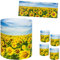 alles-meine.de GmbH 10 Stück - kleine Tischlichter Motiv frei wählbar Sonnenblumen 10 cm - Licht - für Teelichter/Batterie LED Lichter & Kerzen - Windlicht - Tischdeko - ..