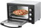 STEInBORG Mini forno da 25 litri, forno per pizza, forno 3 in 1, mini forno, mini-forno, teglia per briciole, calore superiore/inferiore, convezione, 60 minuti, timer, 1.600 Watt (25 litri in acciaio