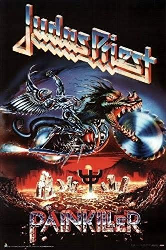 Ladli Ju Collection Poster Judas Priest Painkiller 1990, 30,5 x 45,7 cm