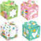 12PCS Sacchetti Regalo Pasquali Scatole in Carta, Scatole di Carta Pasqua Cesto Regalo Coniglietti Uova, Riempire Scatole, per Incartare Regali di Pasqua per Bambini e Adulti
