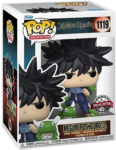 Funko Pop! & Buddy: Jujutsu Kaisen - JJK - Megumi Fushiguro With Toads - Collectable Vinyl Figure - Gift Idea - Official Merchandise - Toys for Kids & Adults - Anime Fans