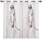 ANHOPE Aquarell Malerei Tier Pferd Gardinen Blickdichte mit Ösen Weich Thermo Vorhänge Blackout Curtain Vorhang Wohnzimmer Schlafzimmer Verdunklungsvorhänge 2er Set H 138 x B 117 cm