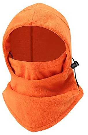 Runstarshow Winter-Fleece-gefütterte Kopfbedeckung – Thermo-Sturmhaube, winddicht, für den Hals, Outdoor, Gesichtsschutz, warm für Unisex, Männer, Frauen, Geschenk