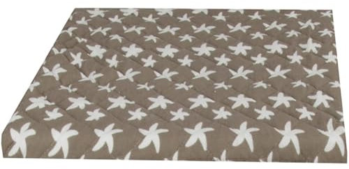 Bestlivings Waschmaschinenbezug (Seestern - Taupe) 60x60cm mit Gummizug, Trocknerbezug Waschmaschinenschonbezug in vielen vers. Farben - Trocknerauflage