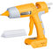Kit de pistolet à colle chaude sans fil pour Dewalt 20 V 60 V, pistolet à colle numérique LED avec 10 bâtons de colle chaude de 0,43 pour les réparations domestiques, l'art et l'artisanat (piles non