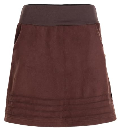 Vishes - Alternative Bekleidung - Thermorock Warmer Damen Winterrock kurz Minirock aus ECO-Fleece