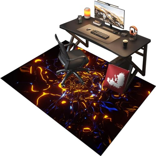 160 x 200 cm Home Floor Protector Mat/Computer Chair Mat/Office Gaming Chair Mat/Rectangular Gaming Chair Rug For Carpet/Alfombrilla para Silla con Ruedas para el hogar/Oficina o Piso