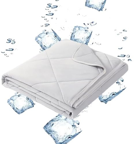 Generisch Schlafhimmel Cooling Sleep Kühldecke, Kühldecke Für Menschen Und Hunde, Selbstkühlende Decke, Anti-Schweiß Atmungsaktive, Kühlende Decke Cooling Blanket Für Nachtschweiß Heiße Schläfer